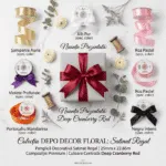 Panglica decorativa saten 25mm x 22.86m
