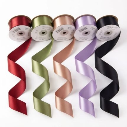 Panglica decorativa saten 25mm x 22.86m
