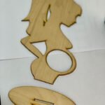 Rama foto din lemn pentru ecografie 16x 24,5cm