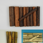 Batute din lemn tip bigudiuri 15 buc