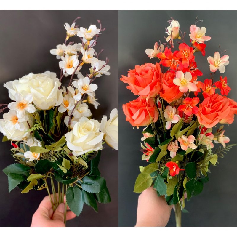 Flori artificiale buchet de trandafiri 4