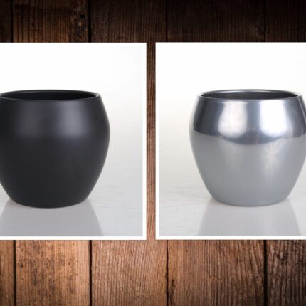 Vase ceramice rotunde 1buc