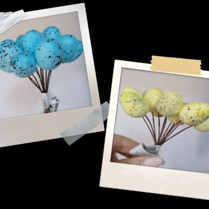 Oua de prepelita cu tija