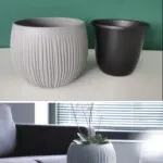 Ghiveci imitatie beton 14 cm