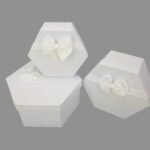 Cutii set 3buc Hexagon