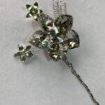 Decorațiune floare de cristal 1 buc