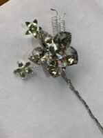Decorațiune floare de cristal 1 buc