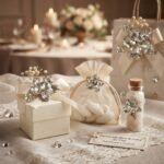 Decorațiune floare de cristal 5 buc