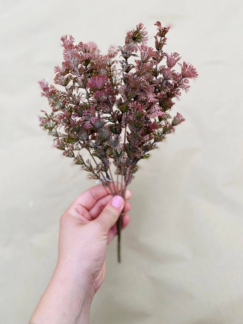Buchet verdeata mov-roz 35 cm