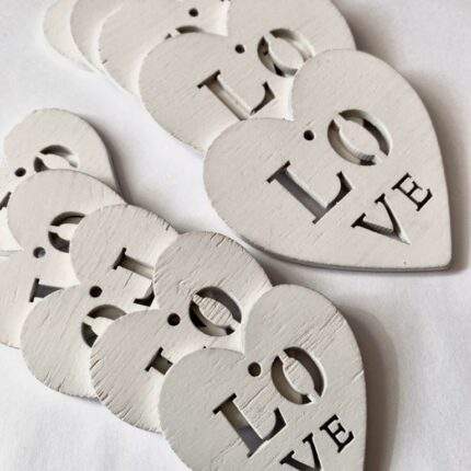 Inimioare love set 10 buc