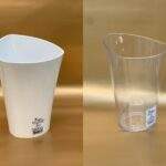 Vaza orhidee asimetrica 20cm