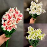 Flori artificiale Astromelia 7 ramuri
