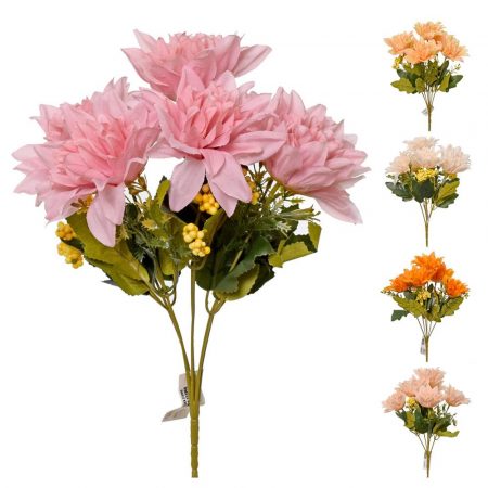Buchet artificial Dalie 34cm