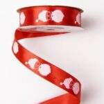 Panglica satin mos craciun 20 mm*20 m