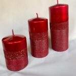 Lumanare QueenEvo rosu 1 buc