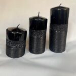 Lumanare QueenEvo negru 1 buc