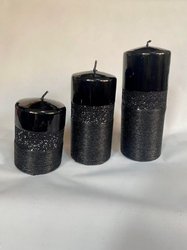 Lumanare QueenEvo negru 1 buc