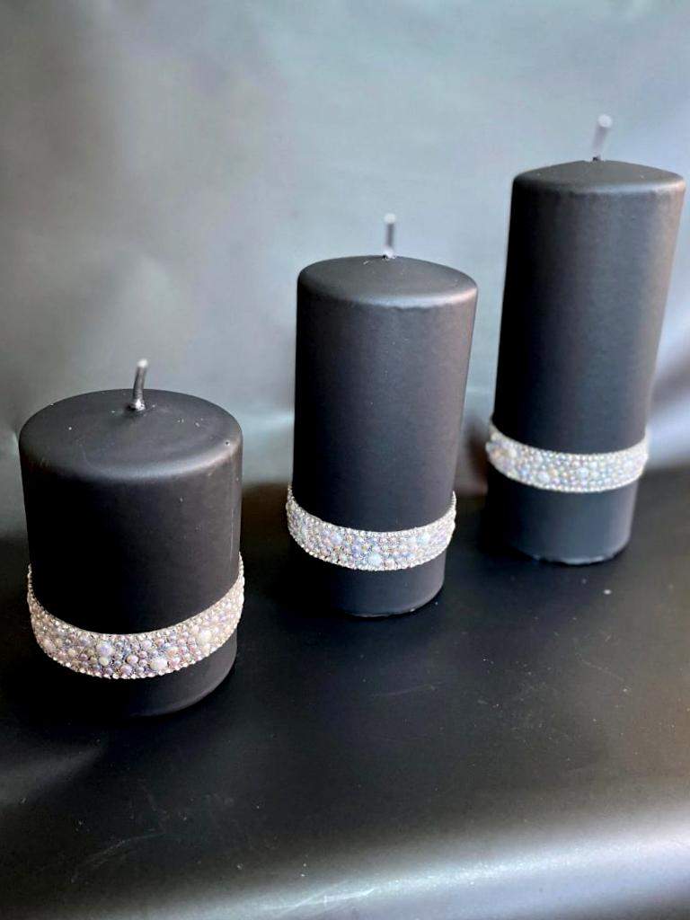 Lumanari Crystal Negru Lumanari Crystal Negru