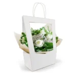 Punga MEDAILLON Alb 5buc/set