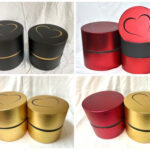 Set cutii turn aspect metalic