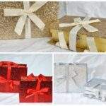 Set cutii tip poseta glitter