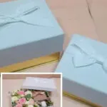 Set cutii velvet alb