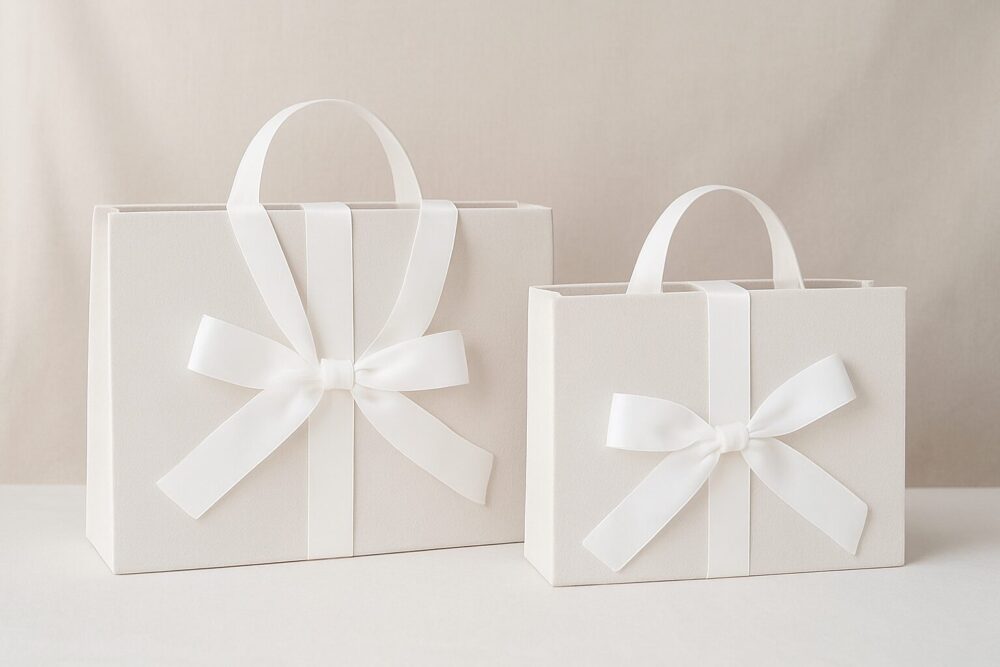 Set cutii velvet cu mâner alb Set cutii velvet cu mâner alb