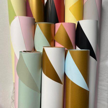 Folie celofan in 2 culori 50 cm x 9 m