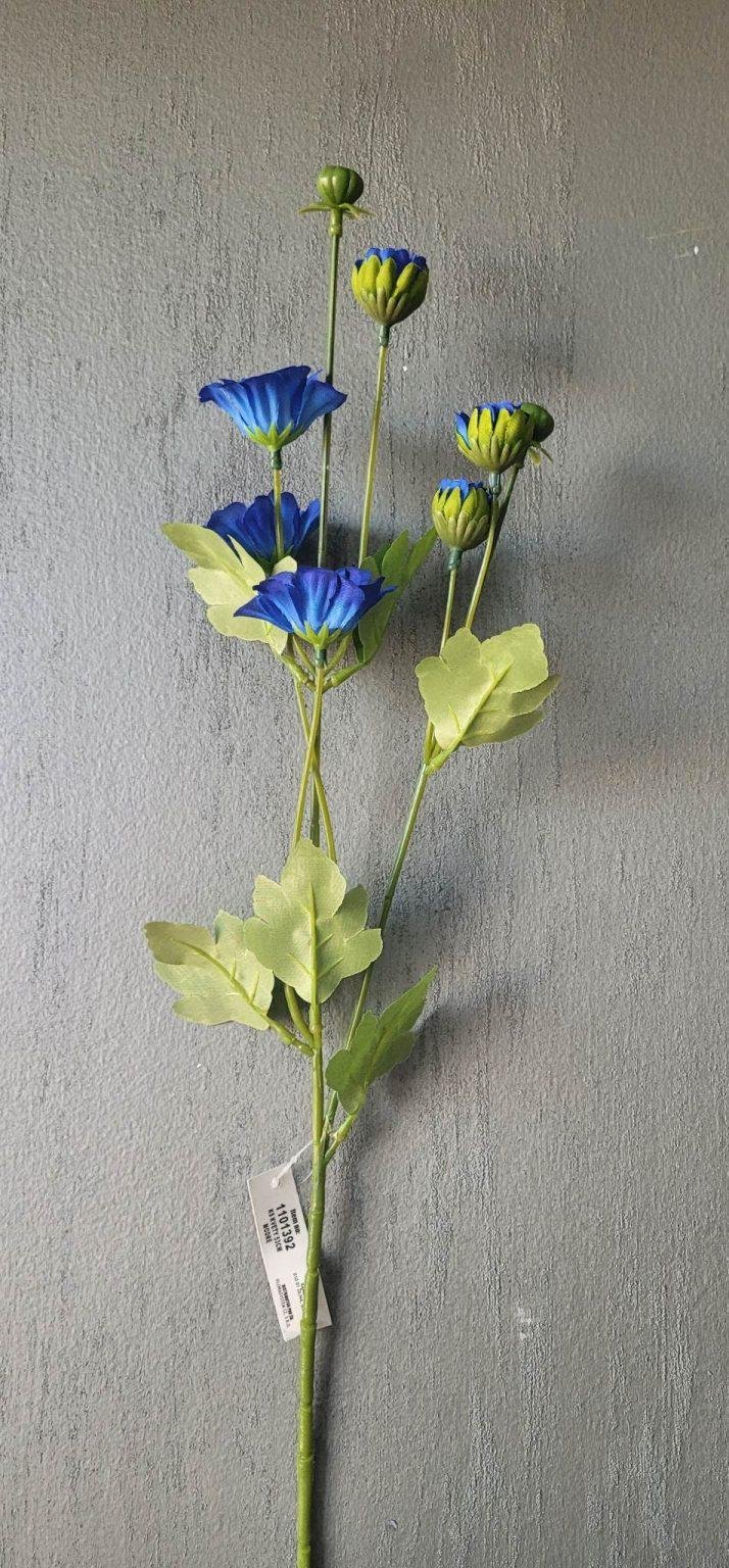 Floare albastra 53 cm