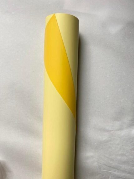 Folie celofan in 2 culori galben mango