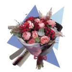 Hartie de ambalat model floral 10 coli 50x70cm - imagine 2