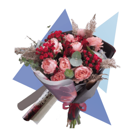 Hartie de ambalat model floral 10 coli 50x70cm - imagine 2