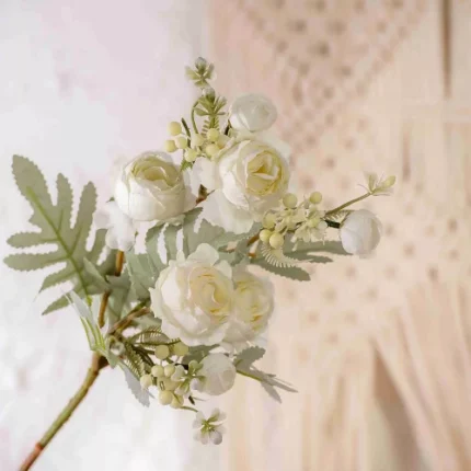 Trandafir alb 56 cm