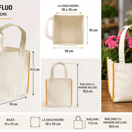 Punga FLUO alb/galben
