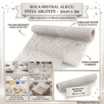 Rola Mistral Alb 30 cm x 5 m