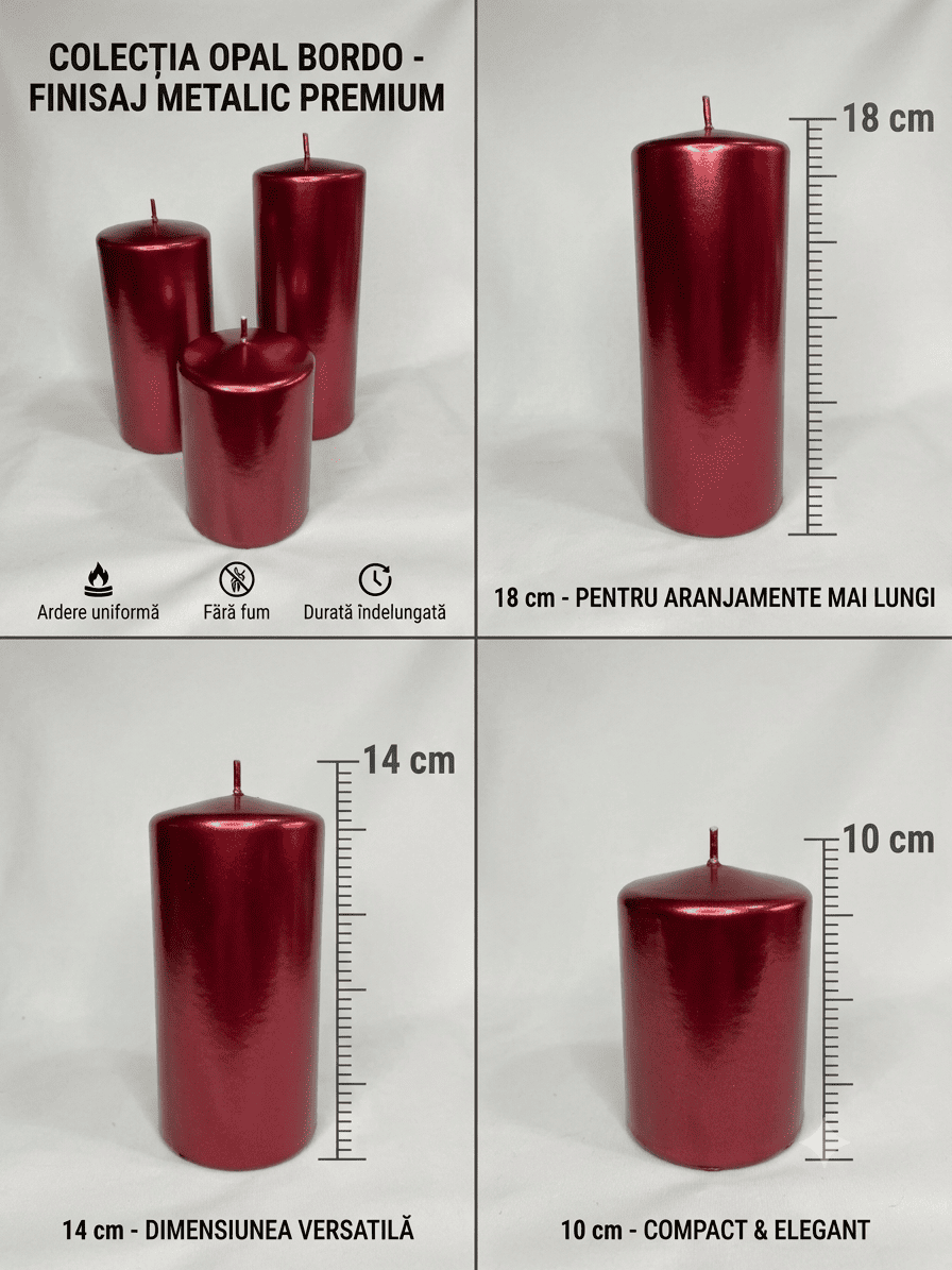 Lumanare OPAL Bordo Lumanare OPAL Bordo