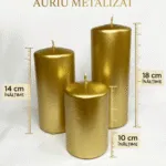 Lumanare OPAL premium Auriu