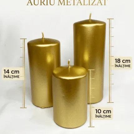 Lumanare OPAL premium Auriu