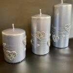 Lumanare ADEL Argintiu