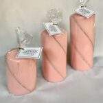 Lumanare bolero mata roz