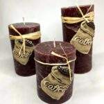 Lumanare coffee maro