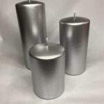 Lumanare OPAL premium Argintiu