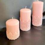 Lumanare VelourLance Roz