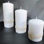 Lumanari Crystal Alb