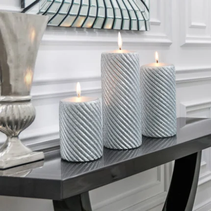 Lumanare caroline glitter