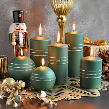 Lumanare NecklaceMat Verde