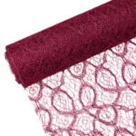 Plasa dantelata cu glitter 50cmx4,5m