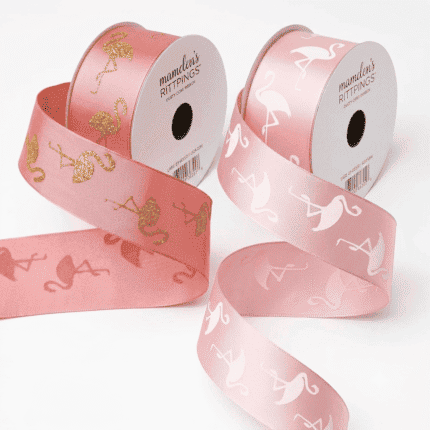 Panglica satin flamingo 38mmx6,4m