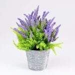 Lavanda artificiala in ghiveci Mov