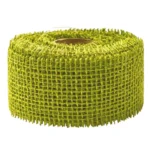 Panglica iuta 5cmx9m verde ceai